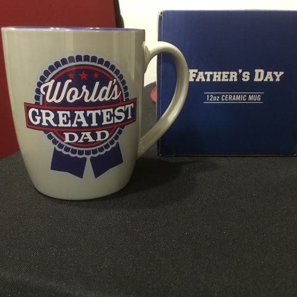 Greensource Brand Apparel Inc Other - World’s GREATEST DAD (NEW) 12oz ceramic mug, Microwave/ Dishwasher safe